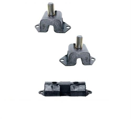 1959-1971 CJ 2.2L 3Pc Engine Motor Mount & 4 Speed Transmission Mount Kit