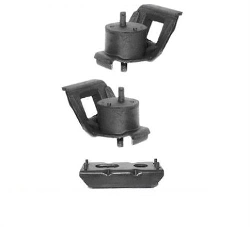 1980-1986 CJ 2.5L 3Pc Engine Motor Mount & Automatic Transmission Mount Kit
