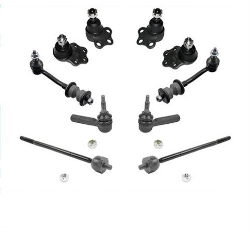 00-03 Durango 00-04 Dakota 2 Wheel Dr (4) Lower & Upper Ball Joints 10Pc Kit
