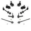 00-03 Durango 00-04 Dakota 2 Wheel Dr (4) Lower & Upper Ball Joints 10Pc Kit