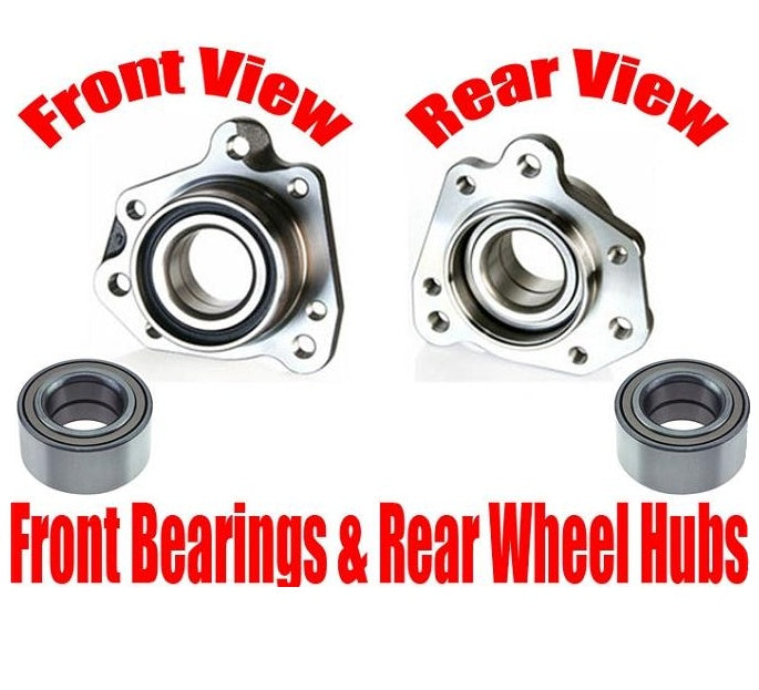 Front Wheel Bearing & Rear Bearings Assembly for Honda CRV 97-01