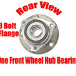 ONE New Front Wheel Hub Bearing for Volkswagen Eos Golf with 3 Bolt Flange 07-16