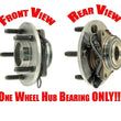 06-08 Ram 1500 4 W/ ABS 2 or 4 Wheel Dr 5 Stud (1) Front Wheel Bearing and Hub