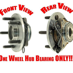 06-08 Ram 1500 4 W/ ABS 2 or 4 Wheel Dr 5 Stud (1) Front Wheel Bearing and Hub