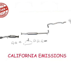 For Saturn 97-00 SC2 SL2 SW2 With California Emissisions Full Exhaust System