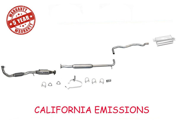 For Saturn 97-00 SC2 SL2 SW2 With California Emissisions Full Exhaust System