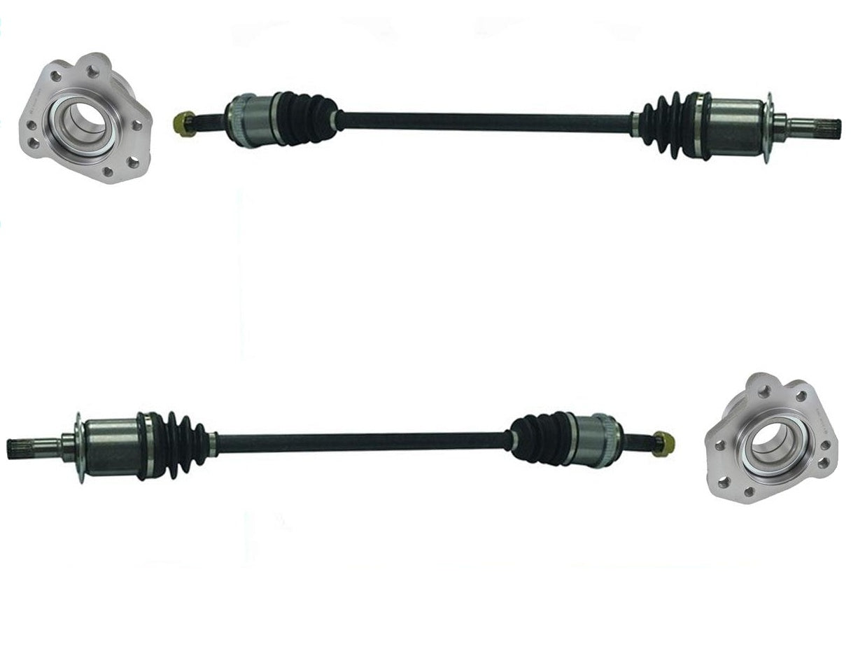 Ejes TRASEROS y cojinetes de buje 100% nuevos para Honda CR-V 97-01 con ABS de 4 ruedas
