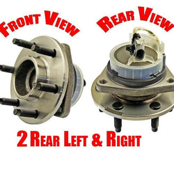 for 05-11 Rear Wheel Drive STS 6 Stud ABS Front Wheel Bearing Assembly 2 Pair