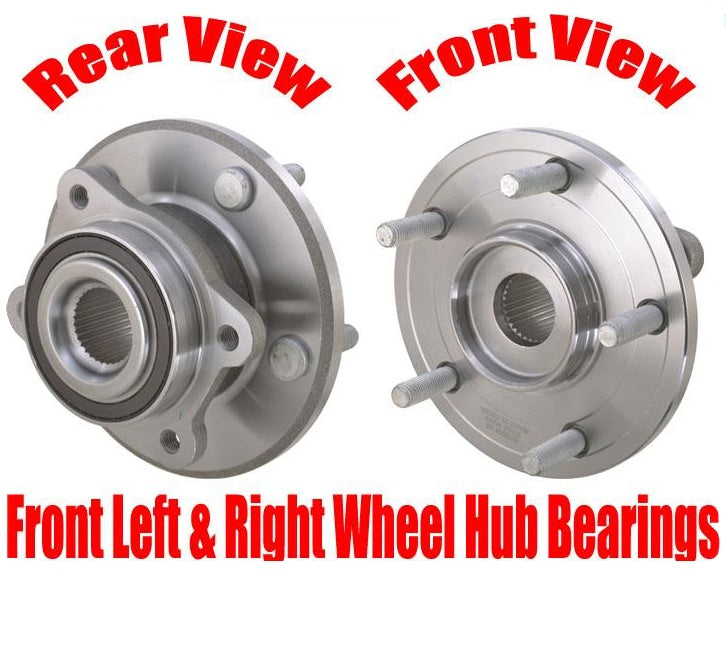 (2) 100% New Wheel Bearing & Hub Assembly Front (2) fits for Dodge Journey 09-17