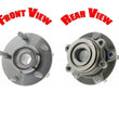 (1) Conjunto de cojinete de cubo de rueda delantera para Nissan Rogue 08-13 Sentra 07-12
