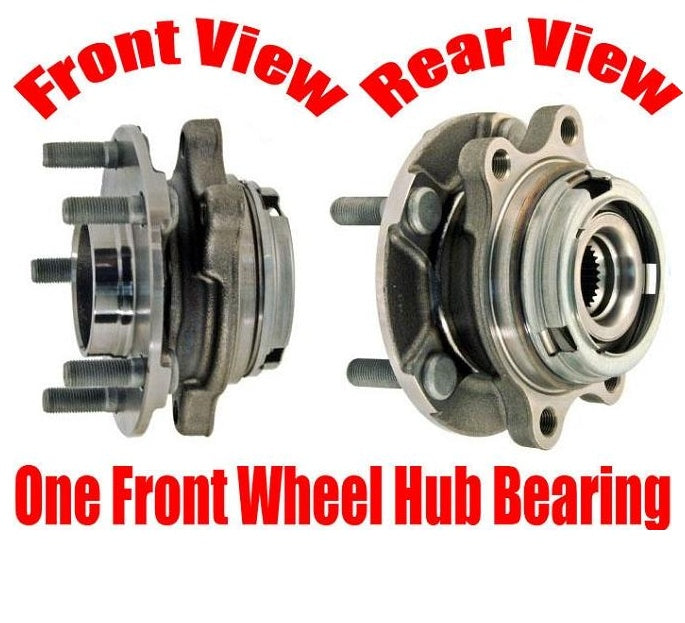 100% New Front Wheel Bearing Assembly for Nissan Murano 09-14 & Quest 11-17