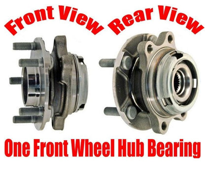 100% New Front Wheel Bearing Assembly for Nissan Murano 09-14 & Quest 11-17