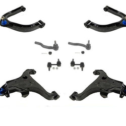 4 Control Arm Bushings Ball Joints Tie Rods 8pc Fits 05-10 Armada Titan QX56