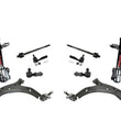 New Lower Control Arms Tie Rods Sway Bar Links for Nissan Sentra 1.8L 2.0L 00-01