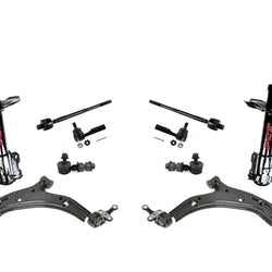 New Lower Control Arms Tie Rods Sway Bar Links for Nissan Sentra 1.8L 2.0L 00-01