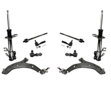 Front Struts Control Arms Tie Rods & Sway Bar Links for Nissan Sentra 1.8L 02-06