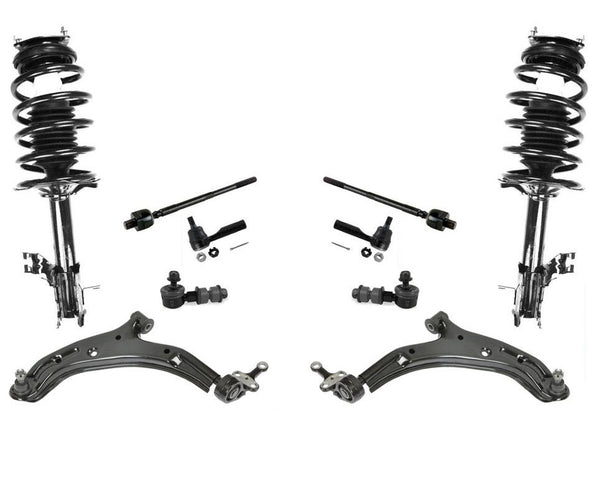 Brazos de control y rótulas, varillas de amarre, resorte oscilante para Nissan Sentra 1.8L 02-06