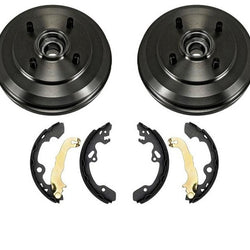 09-11 Focus 100% nuevo (2) cojinetes de rueda de tambor Rr (2) zapatas de freno con cojinete Rr