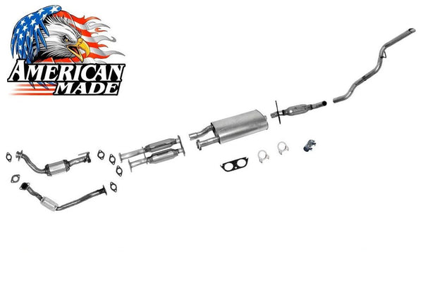 Front & Rear Converters Muffler Exhaust System For Ford Explorer 5.0 V8 1996-97