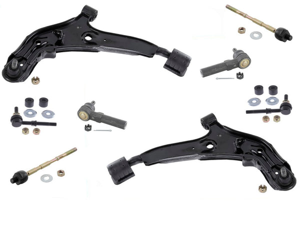 Brazos de control delanteros, tirantes interiores y exteriores y eslabones de barra estabilizadora para Altima 93-12/96