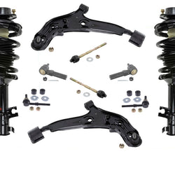 Springs Struts Control Arms Inner Outer Tie Rods Sway Bars For 1993-1995 Altima