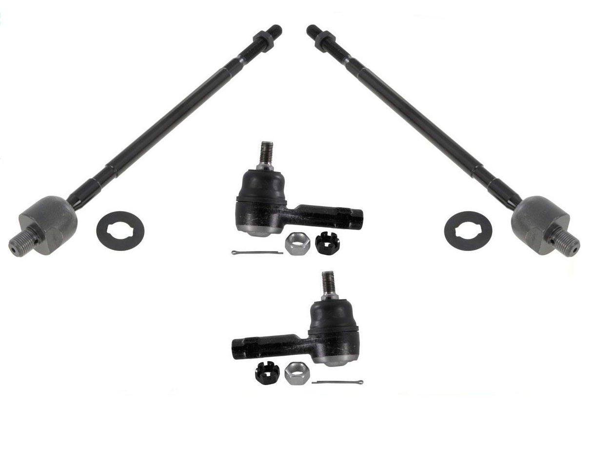 Inner & Outer Tie Rods Fits Mitsubishi Lancer 02-07 Non Turbo Front Wheel Drive