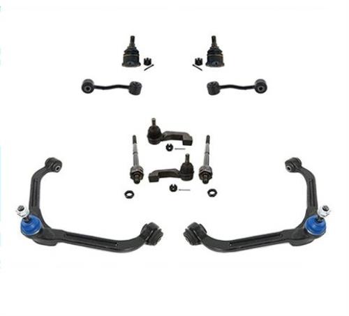 06-07 Liberty Upper Control Arms Ball Joints and Tie Rods 10pc Kit