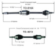 Ejes de eje de transmisión CV completos delanteros 100% nuevos para 07-12 Lexus ES350 Torque probado