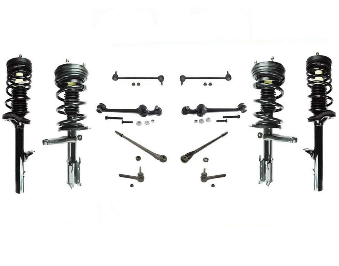 Front Rear Struts Control Arms Tie Rods & Links For Chrysler 300M Base 1999-2004