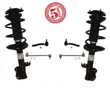 Fits Toyota Corolla 03-08 Front Complete Spring Struts Outer Tie Rods & links