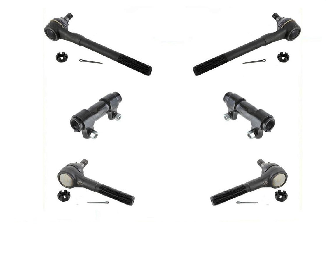 Para 1994 - 1999 Dodge Ram Pick Up 1500 Kit de barra de acoplamiento de tracción en 2 ruedas, 6 piezas