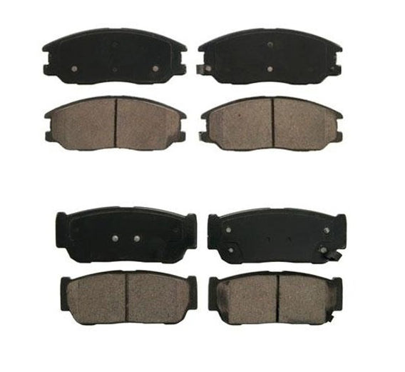 Front and Rear Ceramic Brake Pads for Kia Sorento 03-09