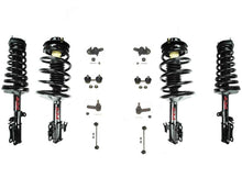 92-94 Camry V6 3.0LF &amp; R Kit de chasis de 12 piezas con puntal de resorte y montaje cargados