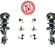 Para Honda Civic 03-05, puntales delanteros completos, varillas de amarre, rótulas y enlaces