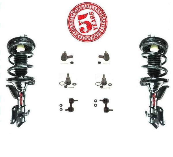 Para Honda Civic 03-05, puntales delanteros completos, varillas de amarre, rótulas y enlaces
