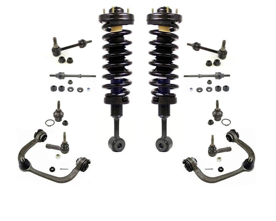 Fits 04-08 F150 4 Wheel Drive Front Quick Spring Strut and Mount Ck Info 12Pc