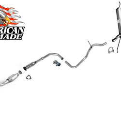 Complete Exhaust System MADE IN USA for Pontiac Grand Am 4 Bolt Flange 2.4L 99