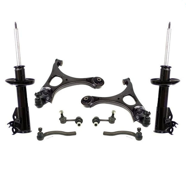 Control Arms Ball Joints Tie Rods Struts for 06-11 Civic 4 Doord 1.8L 1.3L 8pc