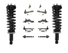 01-02 Sequoia F Coil Spring Strut and Mount Tie Rods Ball Joints Sway Bar 12Pc