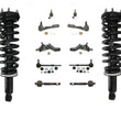 01-02 Sequoia F Coil Spring Strut and Mount Tie Rods Ball Joints Sway Bar 12Pc