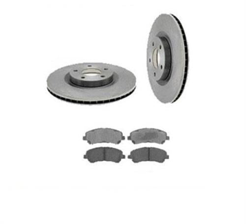 (2) Front Brake Rotors & Ceramic Pads 31375 CD888 Fits 013-014 Murano