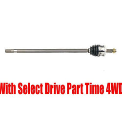 74014 CV Axle Shaft Pass Side 99-04 Grand Cherokee With Select Drive Part Time