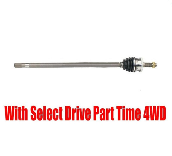 74014 CV Axle Shaft Pass Side 99-04 Grand Cherokee With Select Drive Part Time