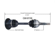 100% All New Torque Tested CV Drive Axle Shaft Fits 94-96 S10 With ZR2 Option