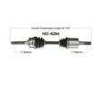 CV Axle Shaft-New Front-Left or Right HO-8264 Fits 96-99 SLX 95-02 Trooper