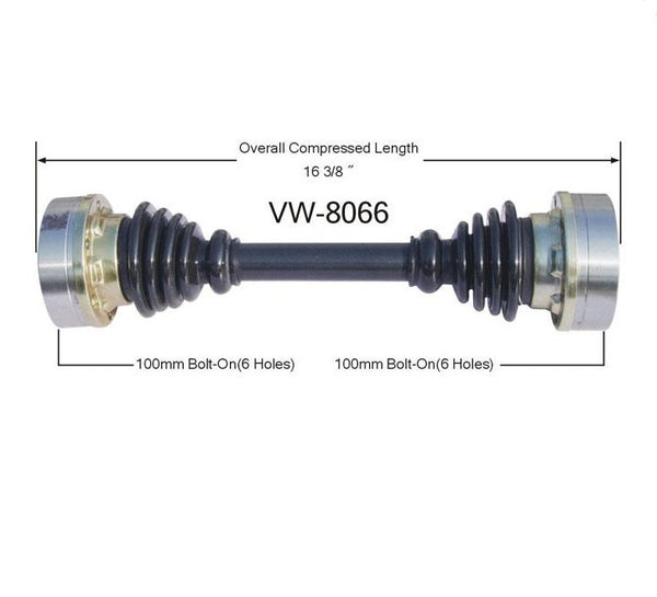 Brand New Rear Cv Shaft Axle for Axle for Volkswagen Thing 1973-1974