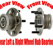 100% Brand New Rear Left & Right Wheel Hub Bearings for Honda Odyssey 95-97