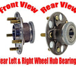 2/ 100% New Rear Wheel Hub Bearings for Acura TL 99-03 & Honda Accord V6 98-02