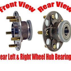 2/ 100% New Rear Wheel Hub Bearings for Acura TL 99-03 & Honda Accord V6 98-02