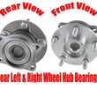 Rear Wheel Hub Bearings for Mitsubishi Endeavor All Wheel Drive 04-08 MR589536